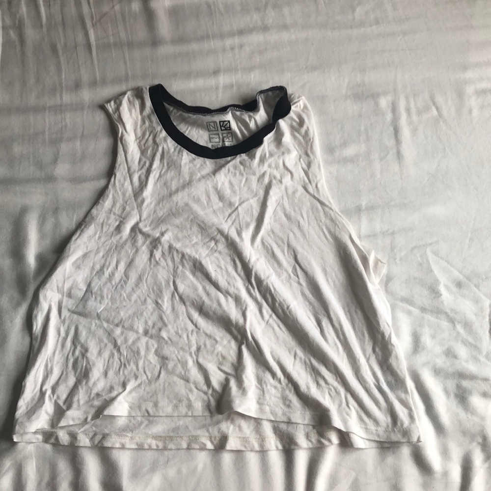 White tank top